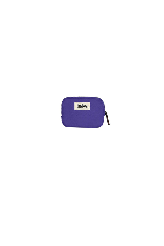 Porte-monnaie en coton bio | violet "lili violet"