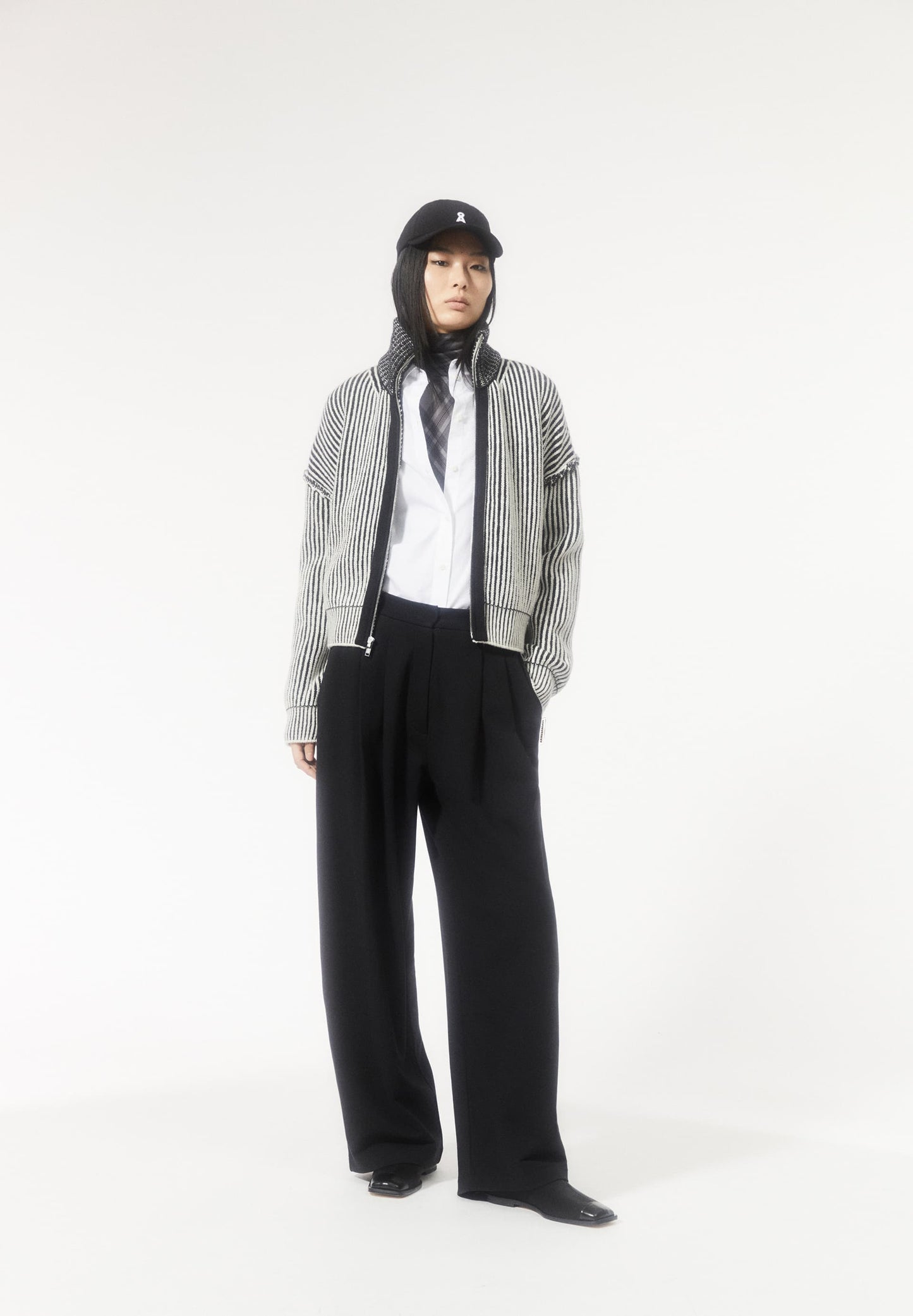 Pantalon ample en modal et coton bio | noir "liraa lou wideleg - black"