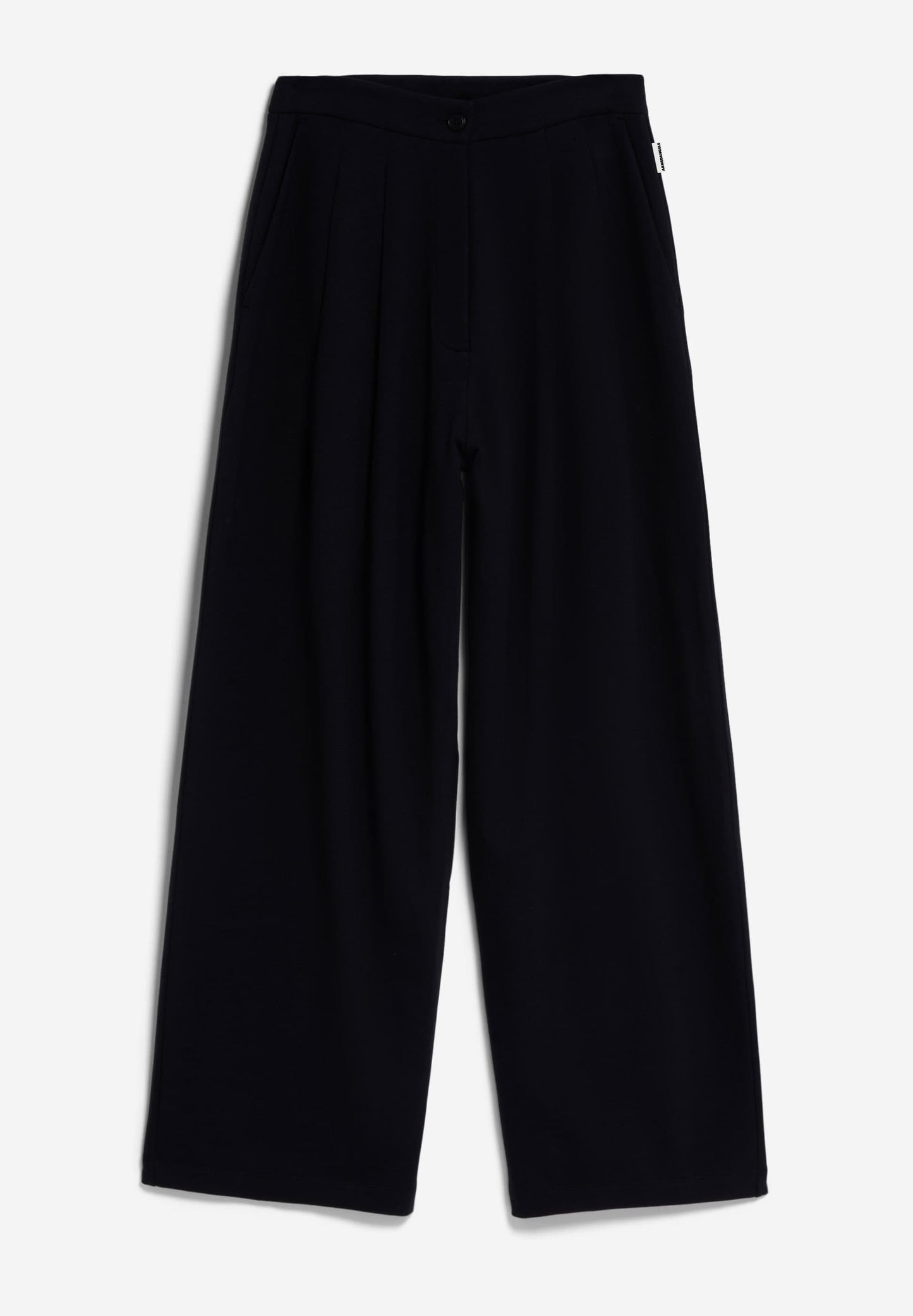 Pantalon ample en modal et coton bio | noir "liraa lou wideleg - black"