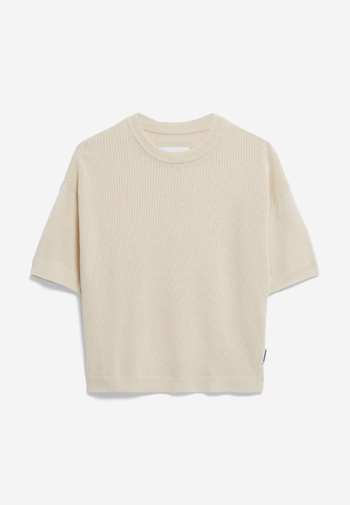 Top maille en lin, coton bio et ecovero  | écru "lizaa lino - raw white"
