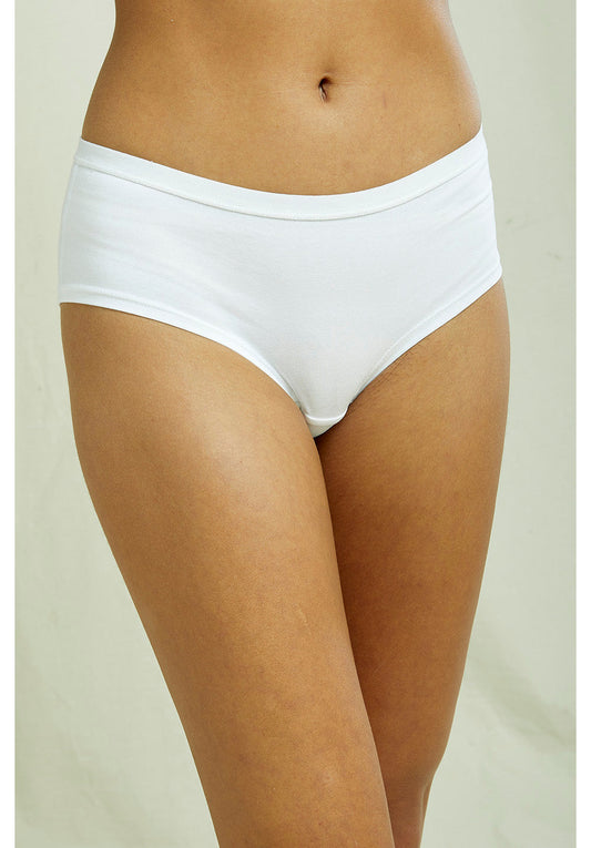 Shorty blanc en coton bio - organic short white