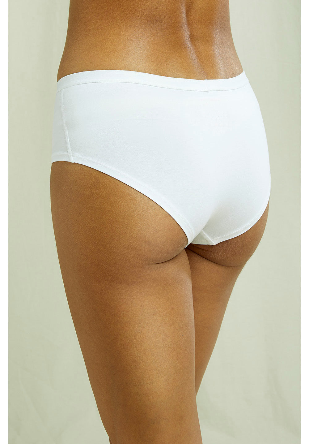 Shorty blanc en coton bio - organic short white