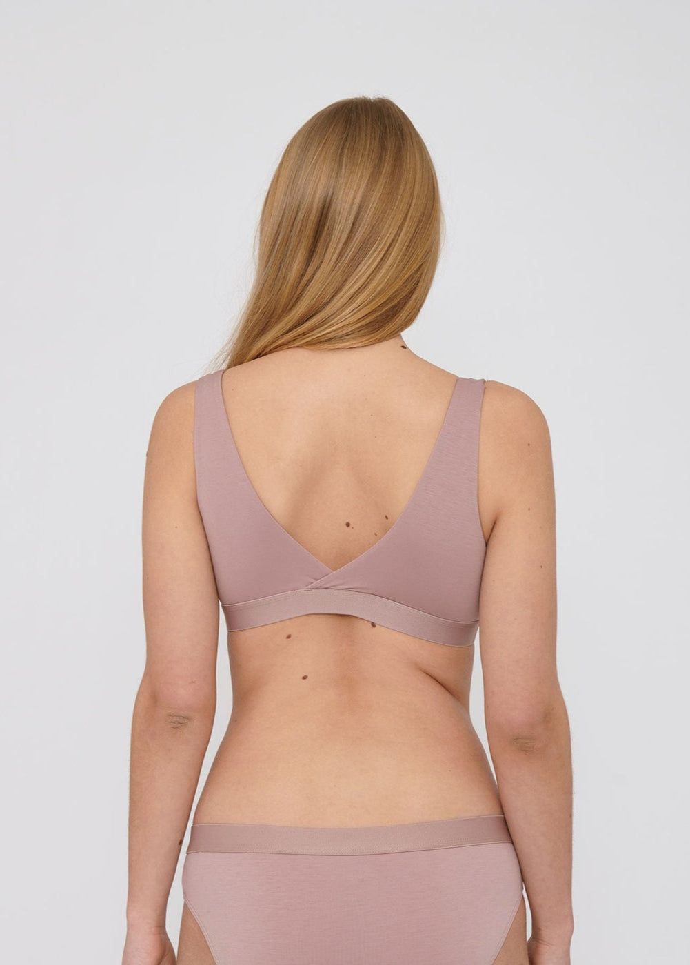 Soutien-gorge en tencel | rose "Lite Basic Bralette dusty rose"