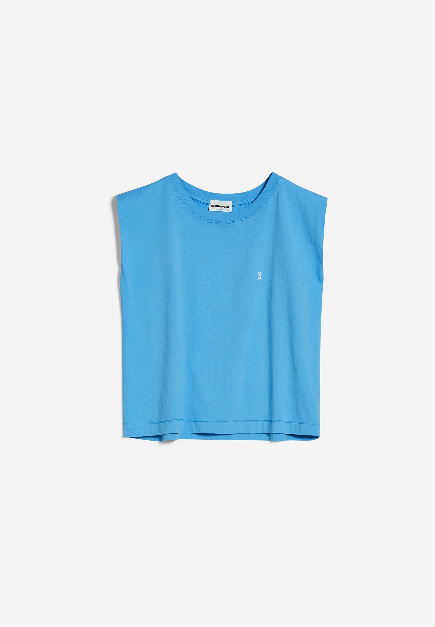 Top bleu en coton bio - maadia - blueniverse