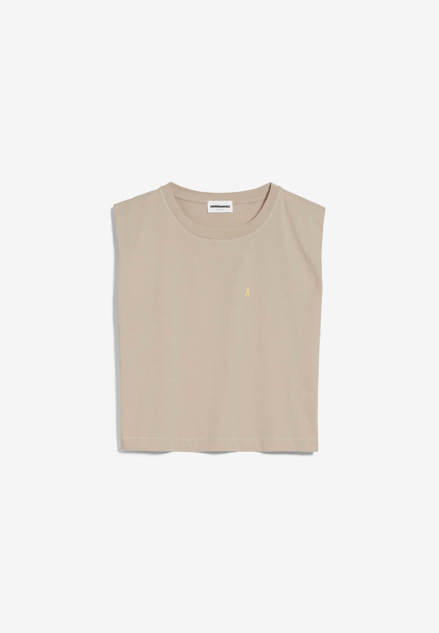 Top beige en coton bio - maadia light desert