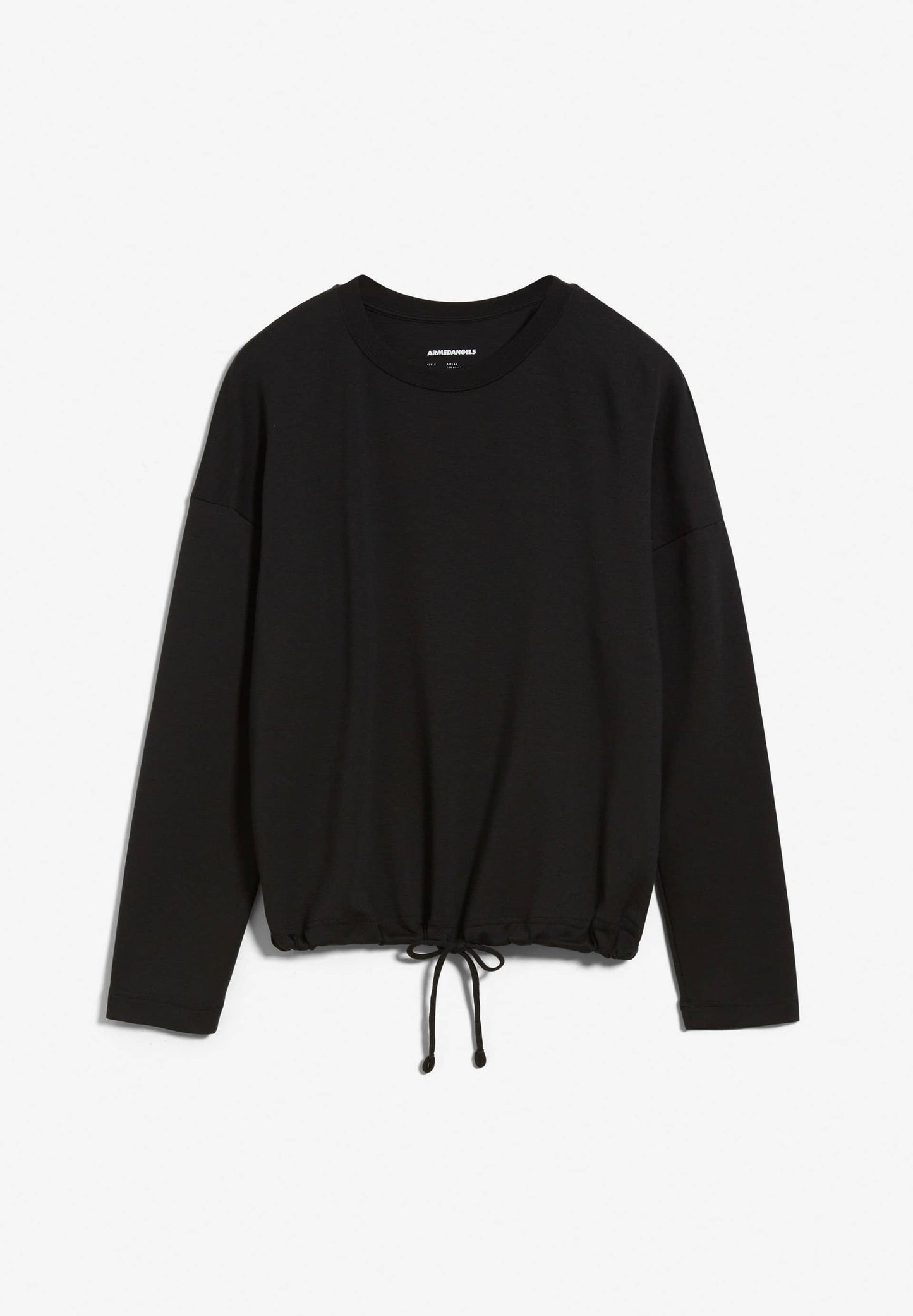 Sweat léger noir en tencel et coton bio - Mailaa black