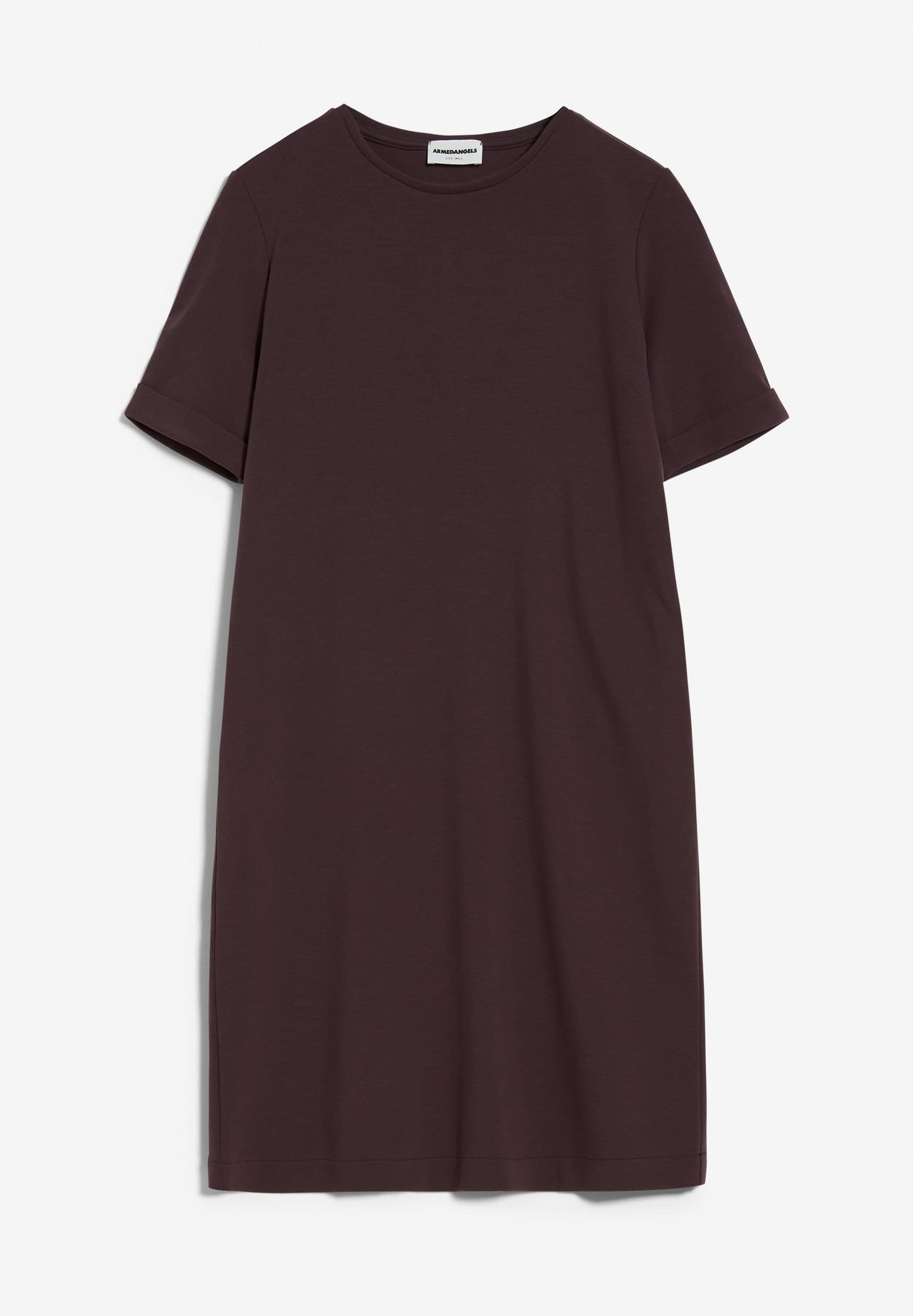 Robe t-shirt prune en viscose ecovero - maailana fudge