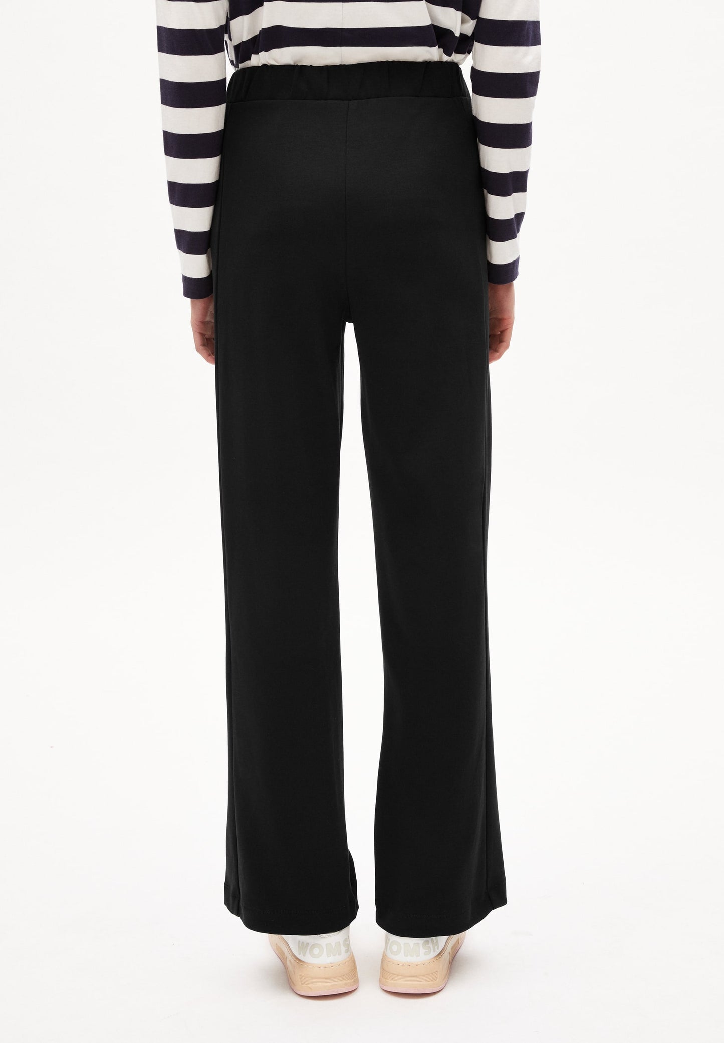 Pantalon ample noir en coton bio - maarle