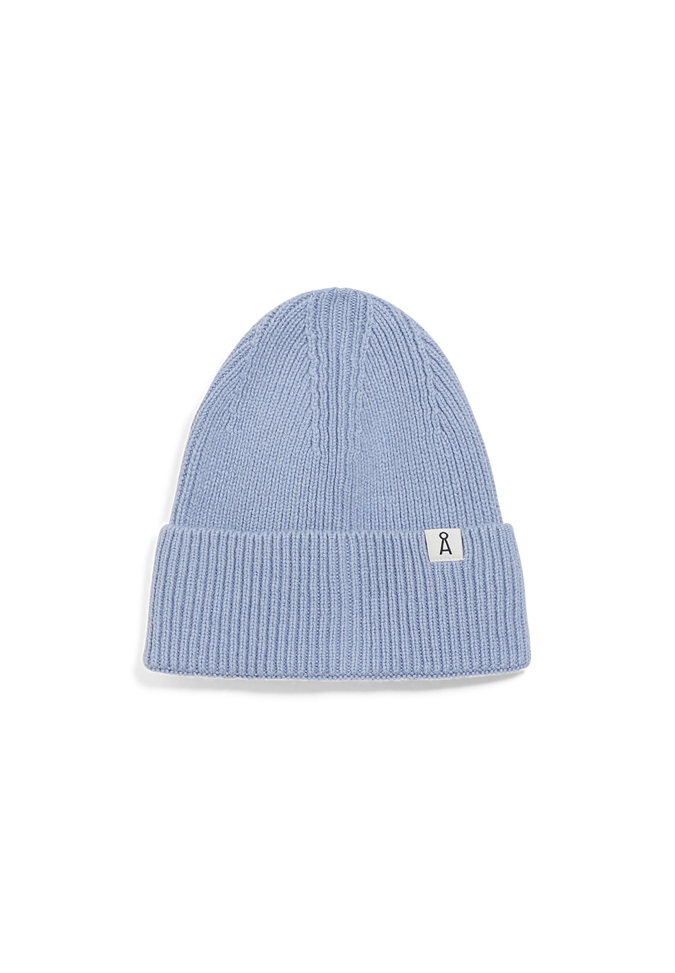 Bonnet bleu ciel en coton bio et laine bio - maax light shadow blue