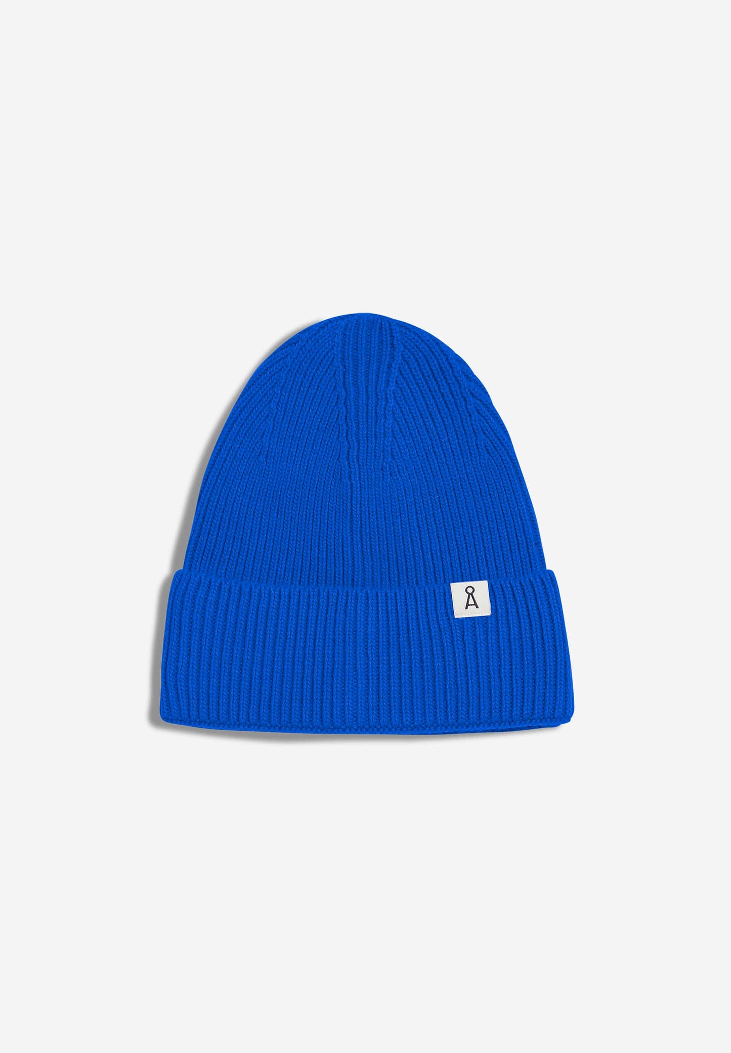 Bonnet bleu klein en laine bio et recyclée - maax dynamo blue