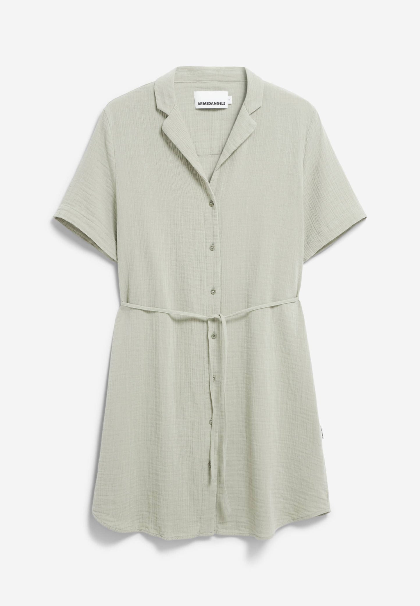 Robe en gaze de coton bio | vert clair "mabelaa musselin - seagreen"