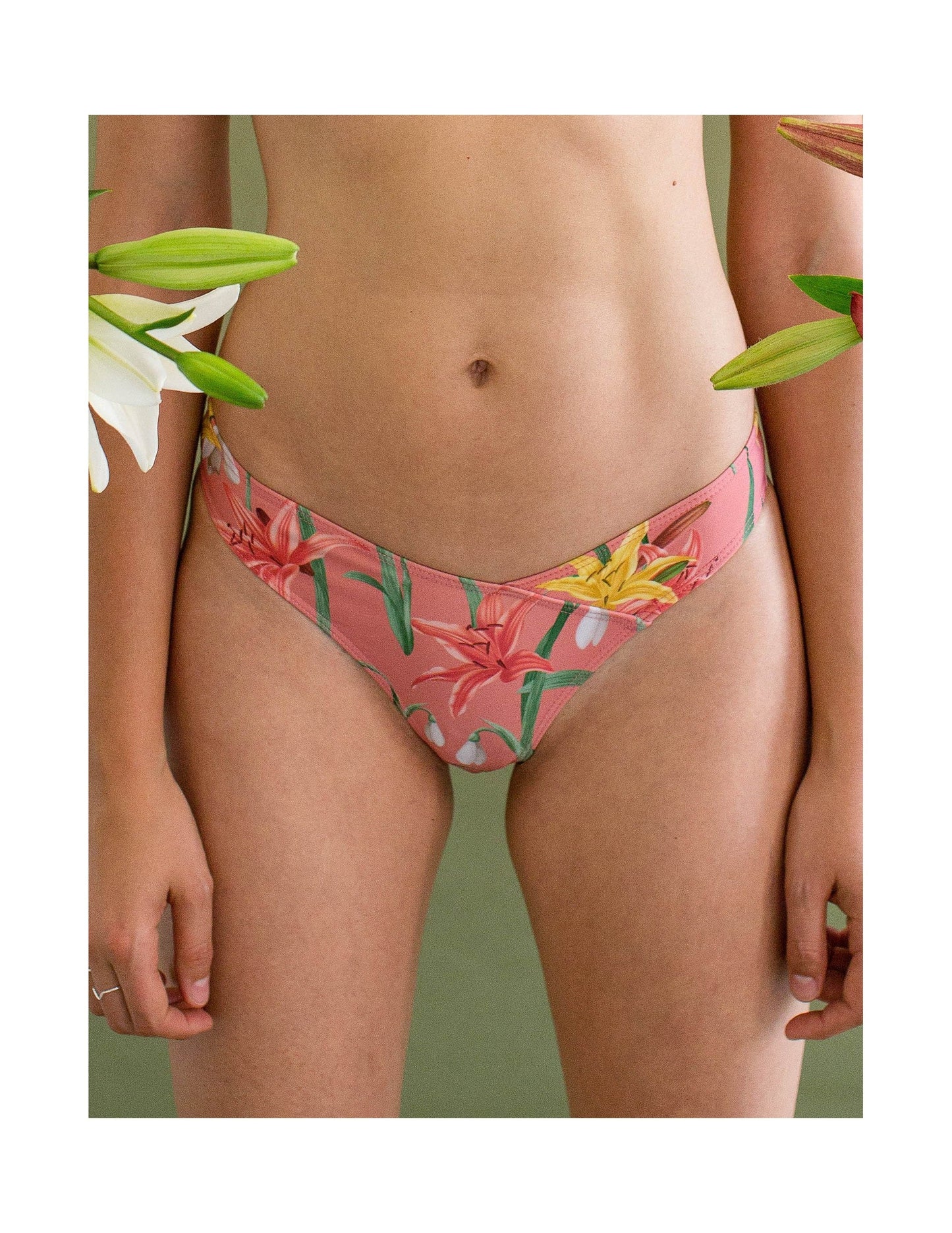 Bas de bikini en nylon recyclé - Bouquet