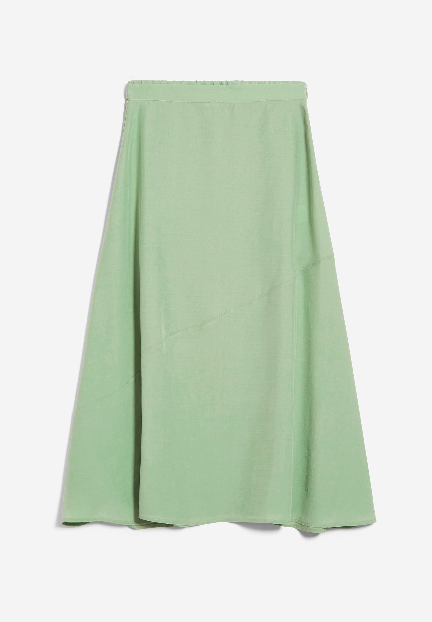 Jupe longue verte en tencel - magaali - smith green