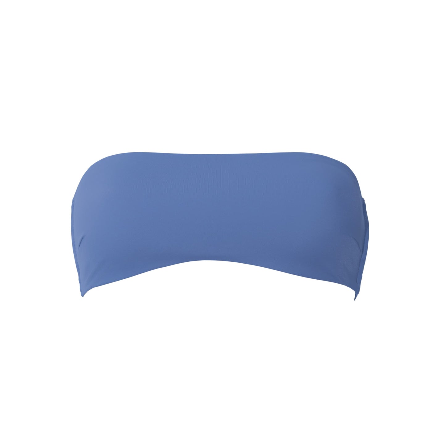 Haut de bikini bandeau bleu recyclé