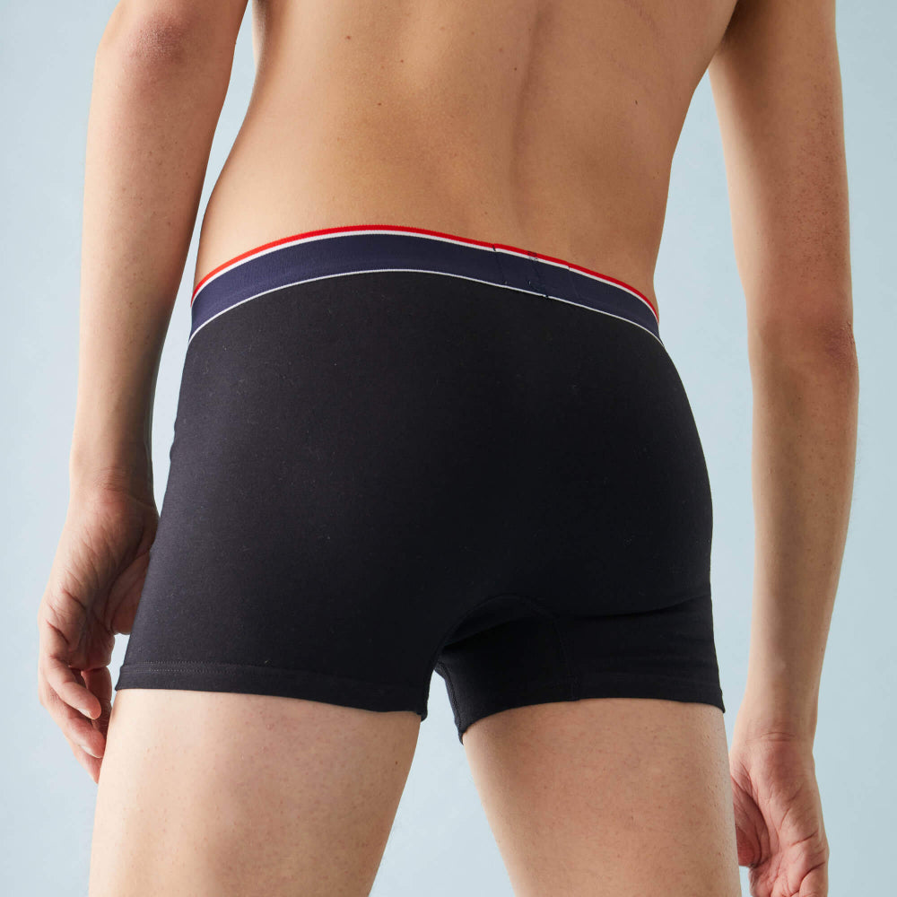 Boxer made in France en coton bio | noir "marius plus"