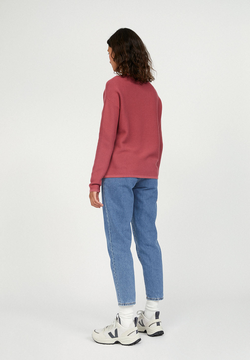Pull rose en coton bio - Medinaa
