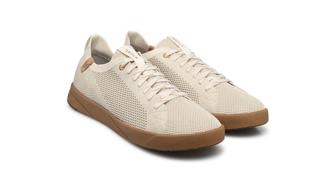 Baskets en matières recyclées | dune "cannon knit 2.0 m dune"