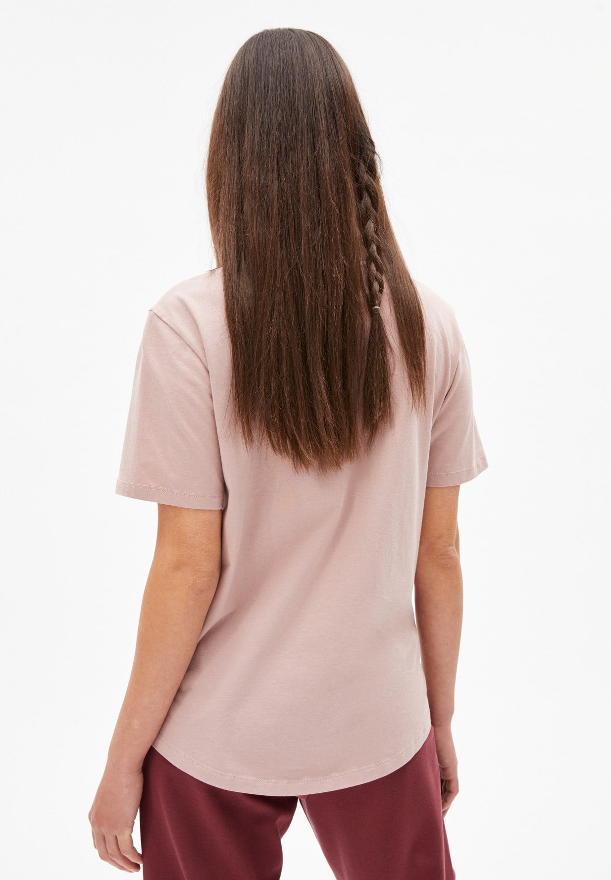 T-shirt rose en coton bio - Minaa kinoko