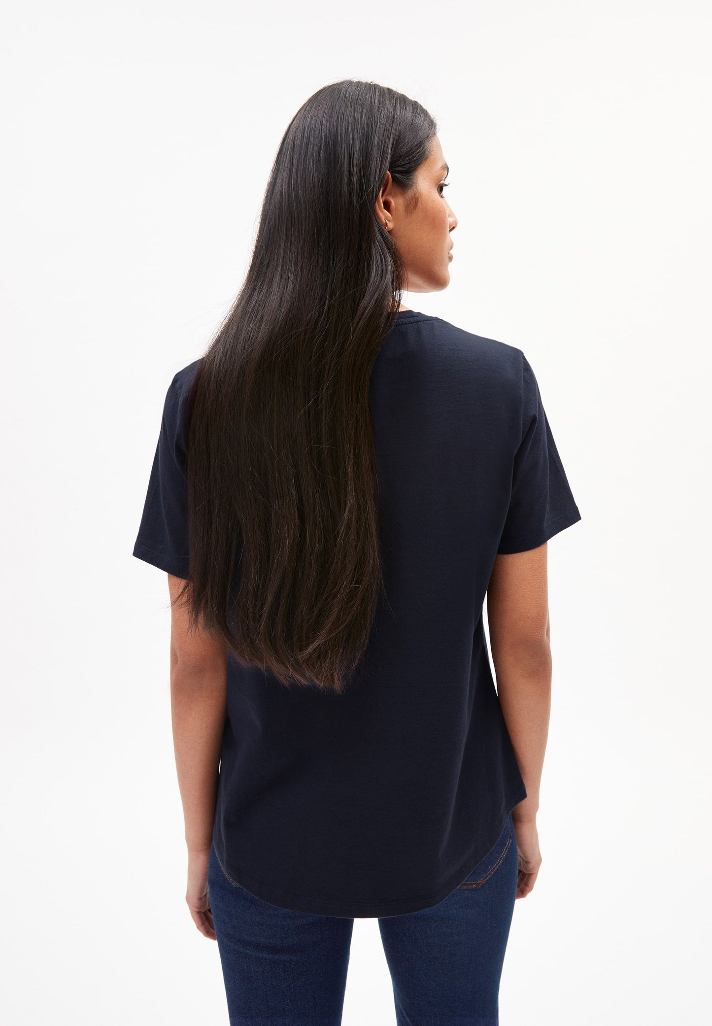 T-shirt bleu en coton bio - Minaa night sky