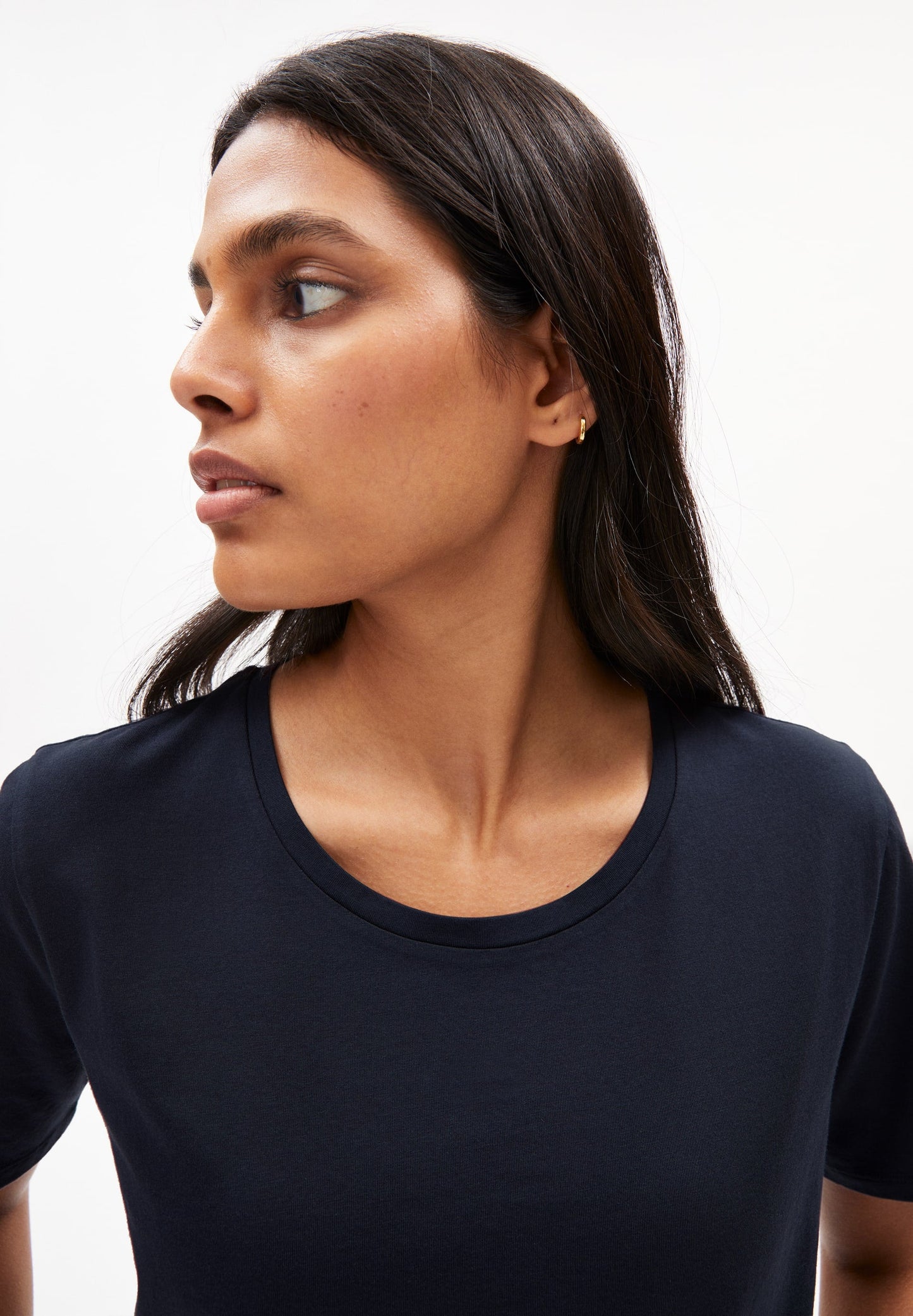 T-shirt bleu en coton bio - Minaa night sky