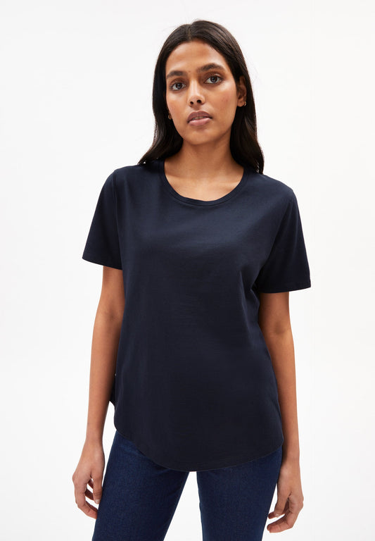 T-shirt bleu en coton bio - Minaa night sky