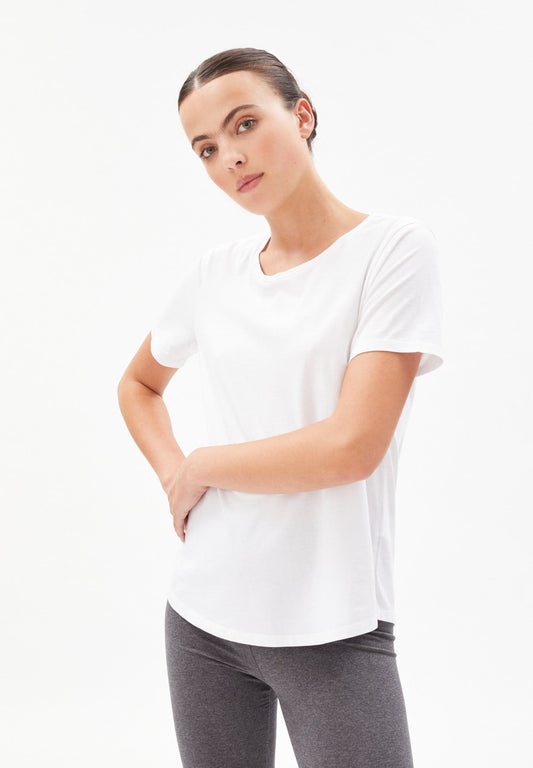 T-shirt blanc en coton bio - Minaa white
