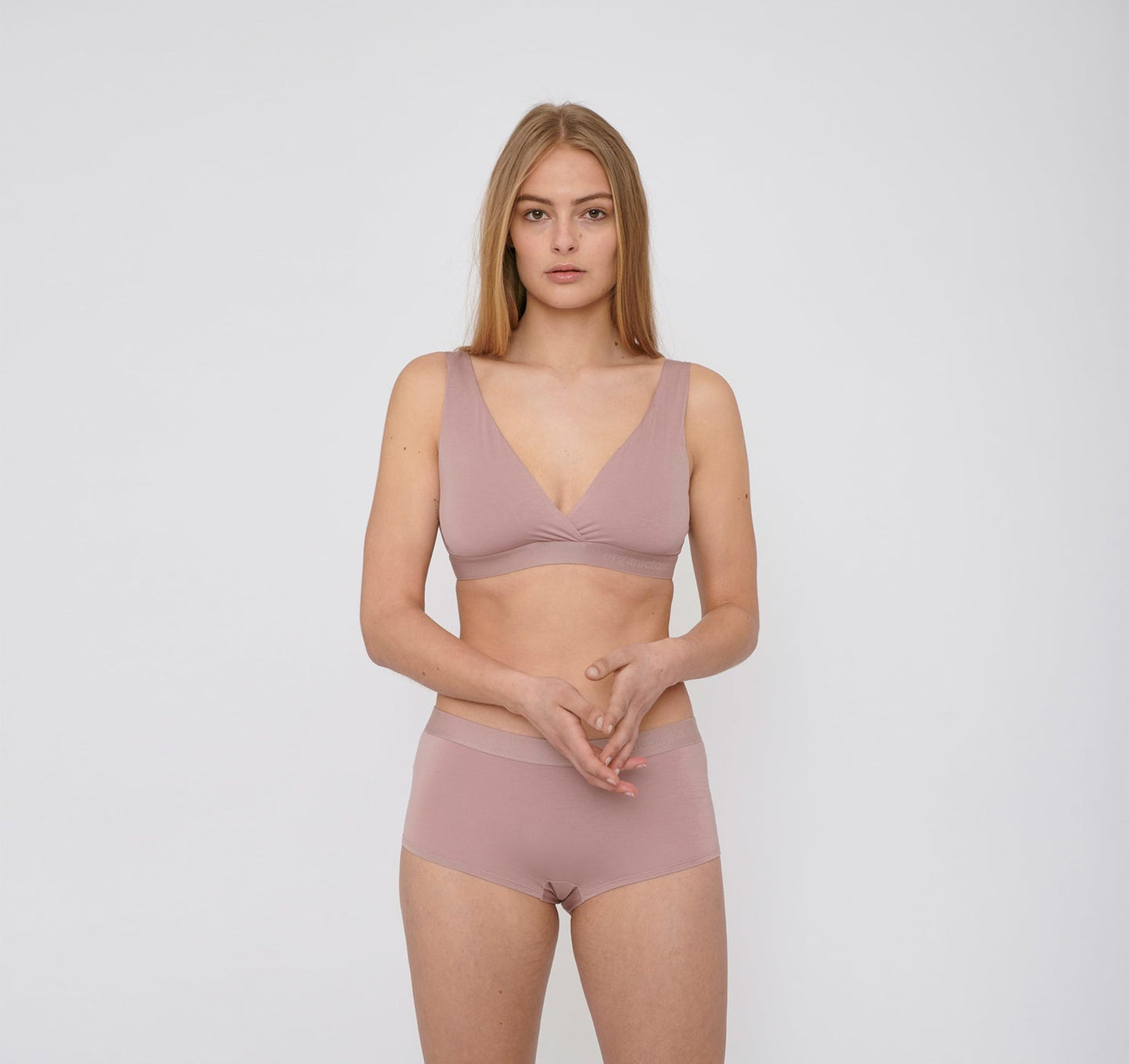 Pack 2 shortys en tencel | rose "Lite Shorty 2-pack dusty rose"