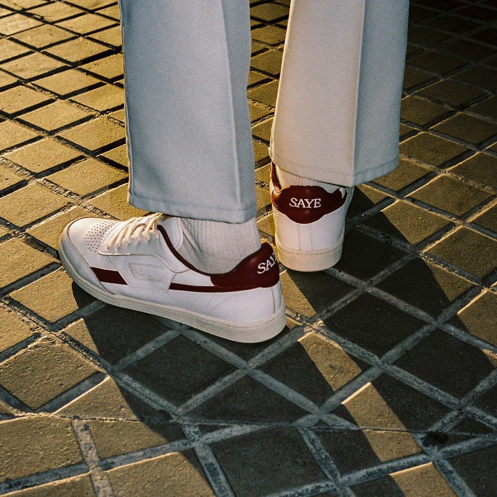 Baskets en recyclé - modelo '89 leather garnet