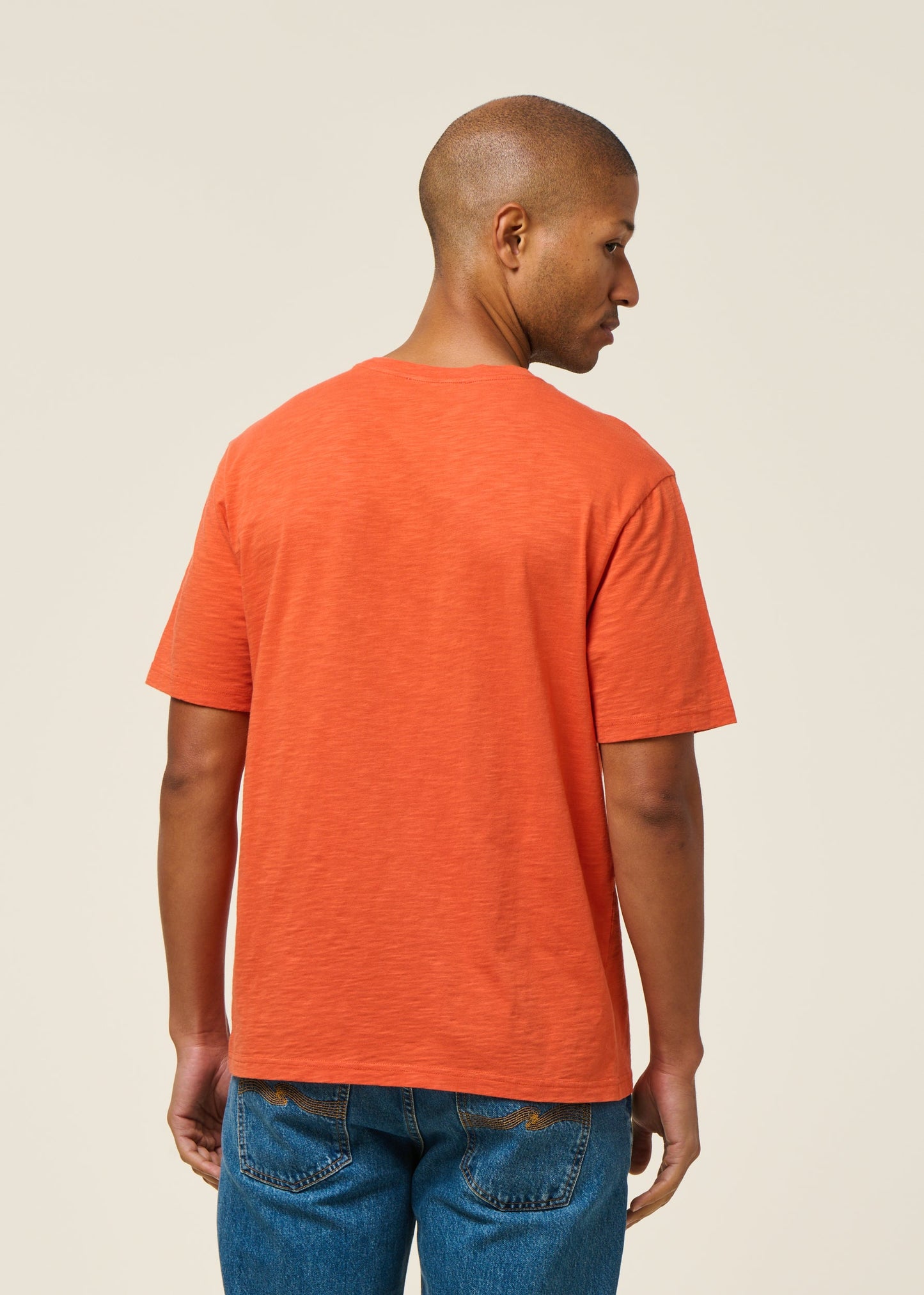 T-shirt en coton bio | orange "carrot mini to the sea tee"
