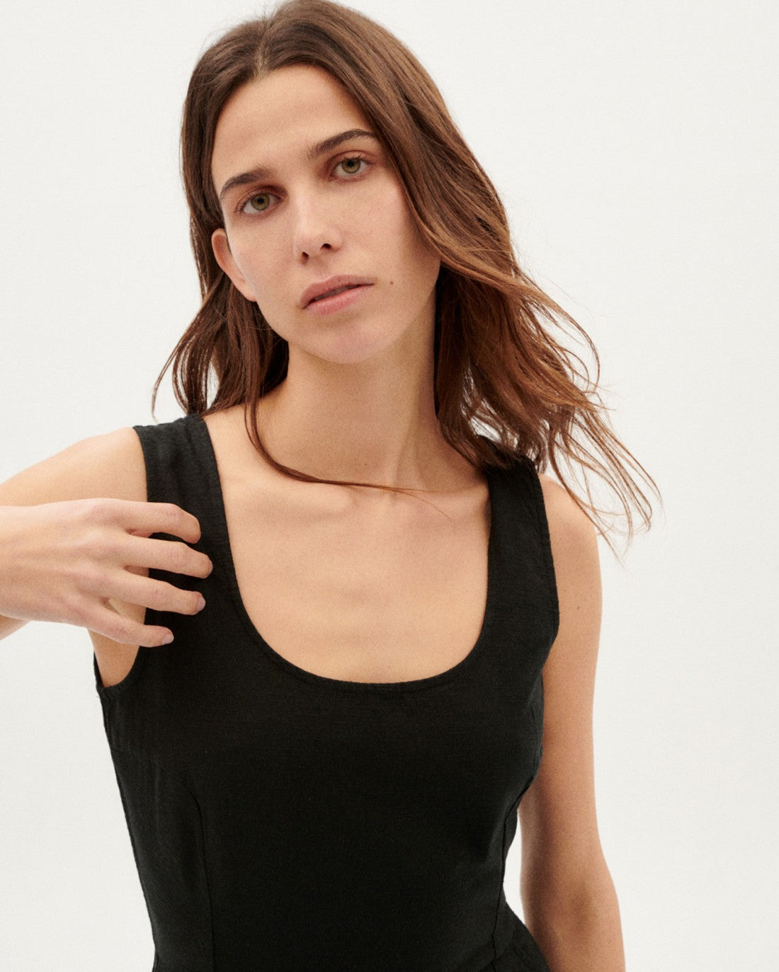 Combinaison noire en coton bio - BLACK RAFFLESIA JUMPSUIT