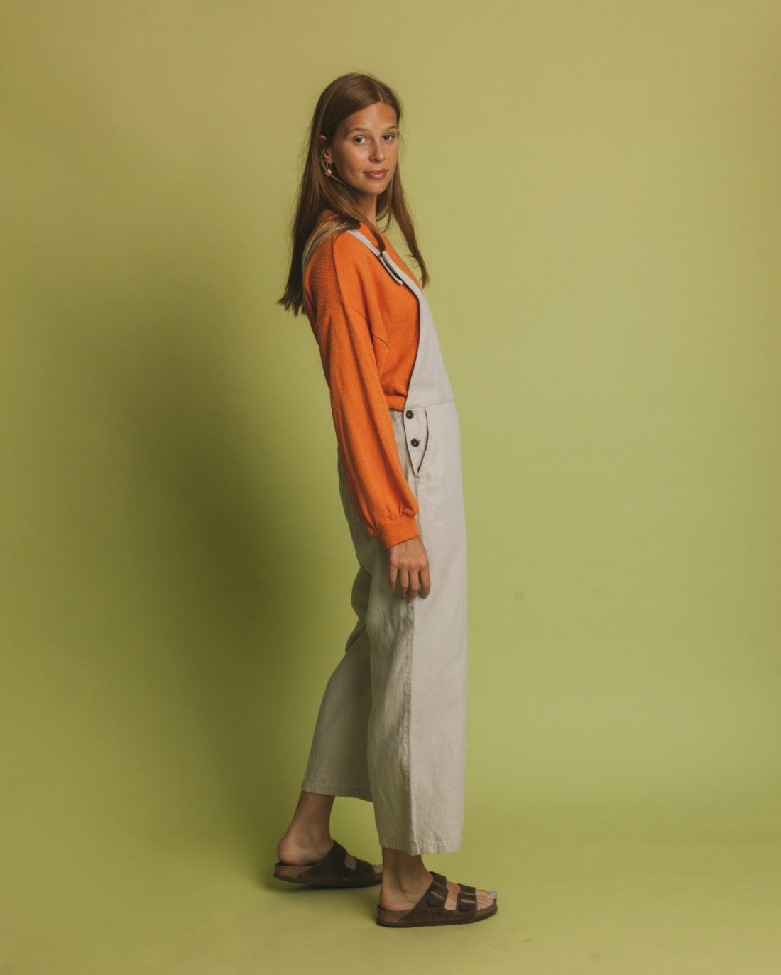 Combinaison beige en chanvre et tencel - Kasaï