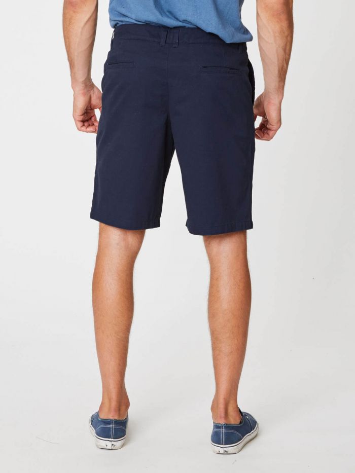 Short marine en coton bio
