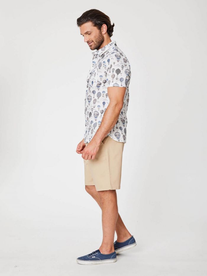 Short beige en coton bio