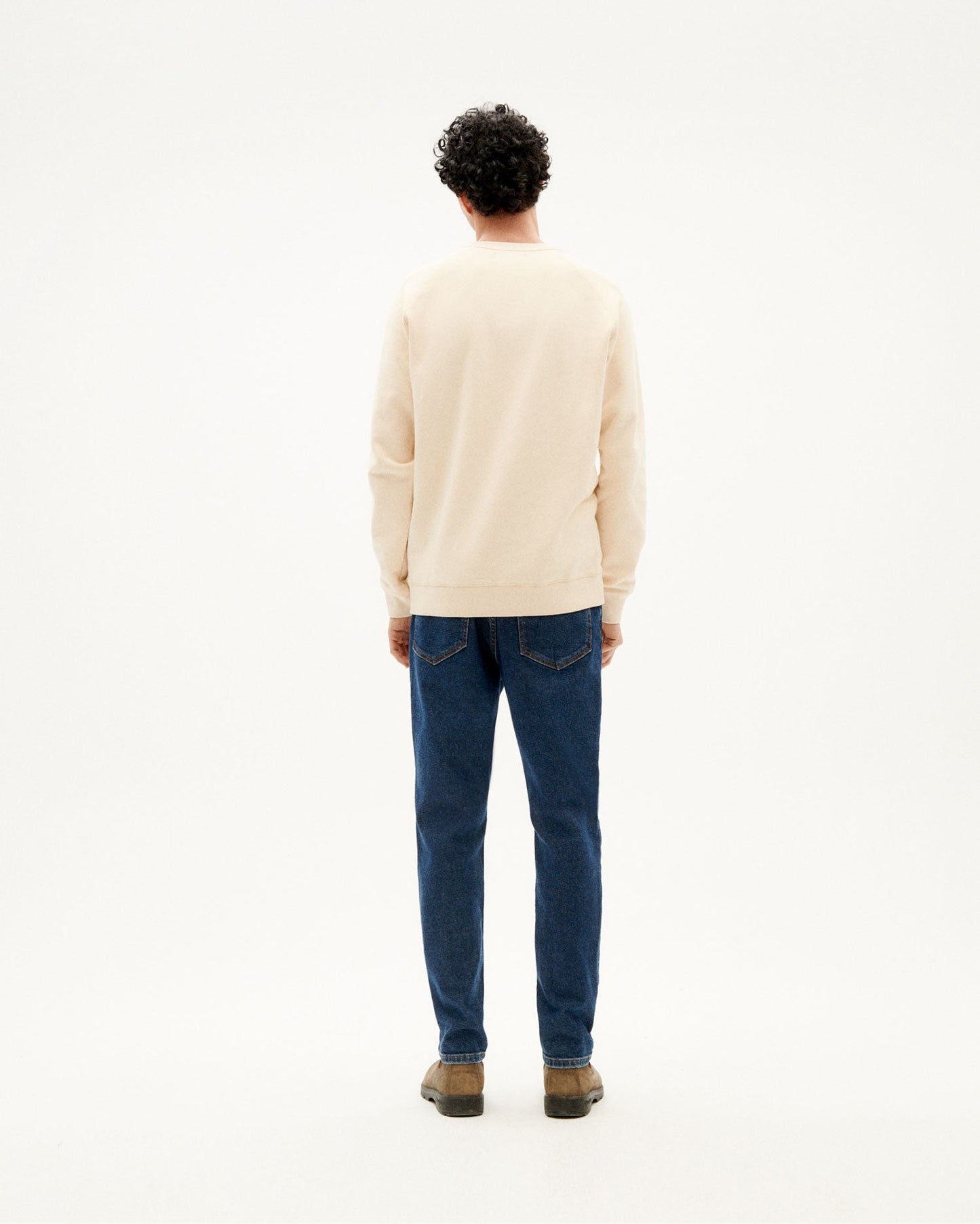 Sweat écru en coton bio - chromatic sweatshirt ivory
