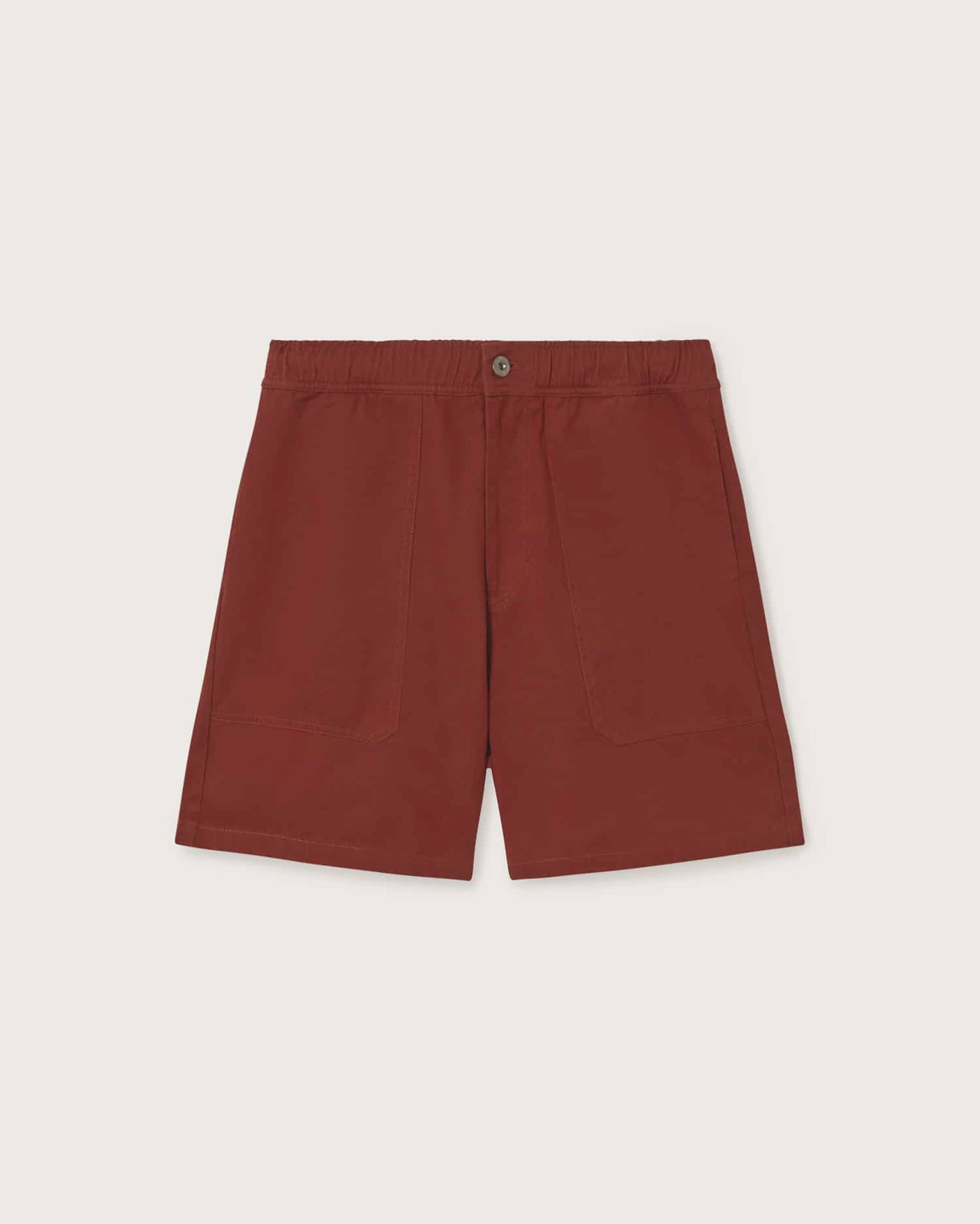 Short cargo rouge en coton bio - Kivu