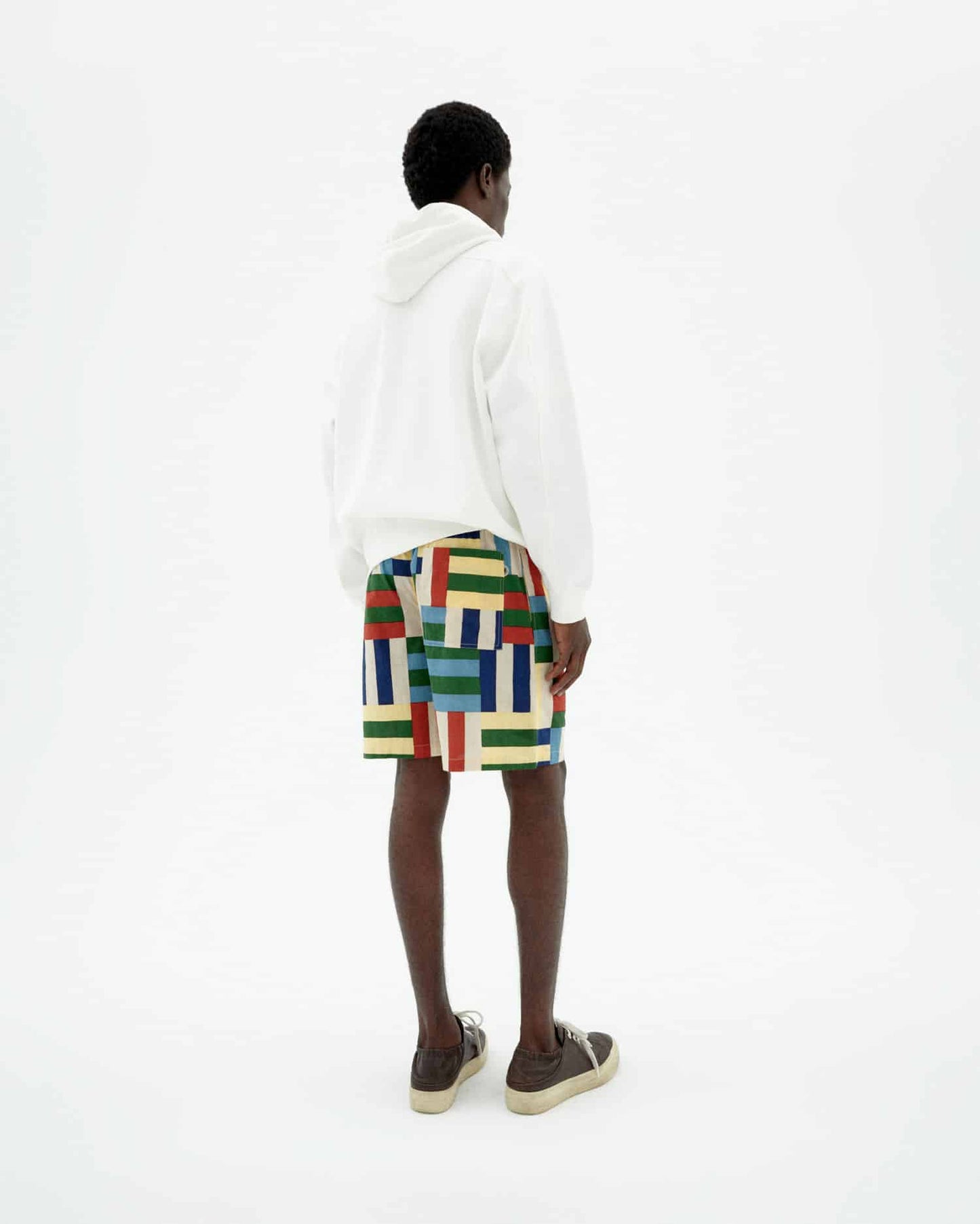 Short en coton bio | multicolore "Field henry shorts"
