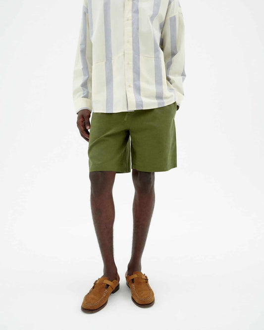 Short en coton biologique | vert "kentia henry shorts - green"