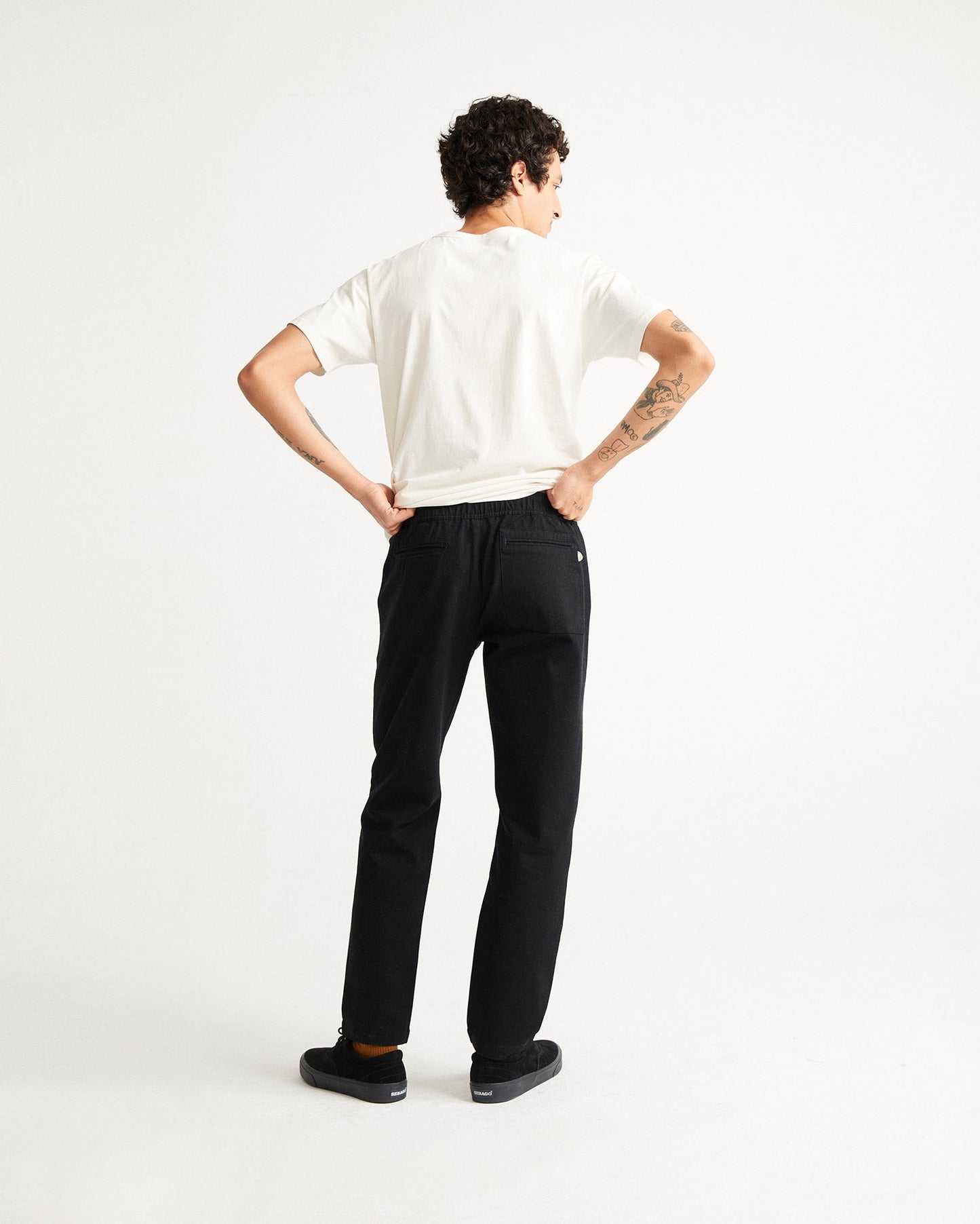 T-shirt imprimé blanc en coton bio - Ryan Carl Sun