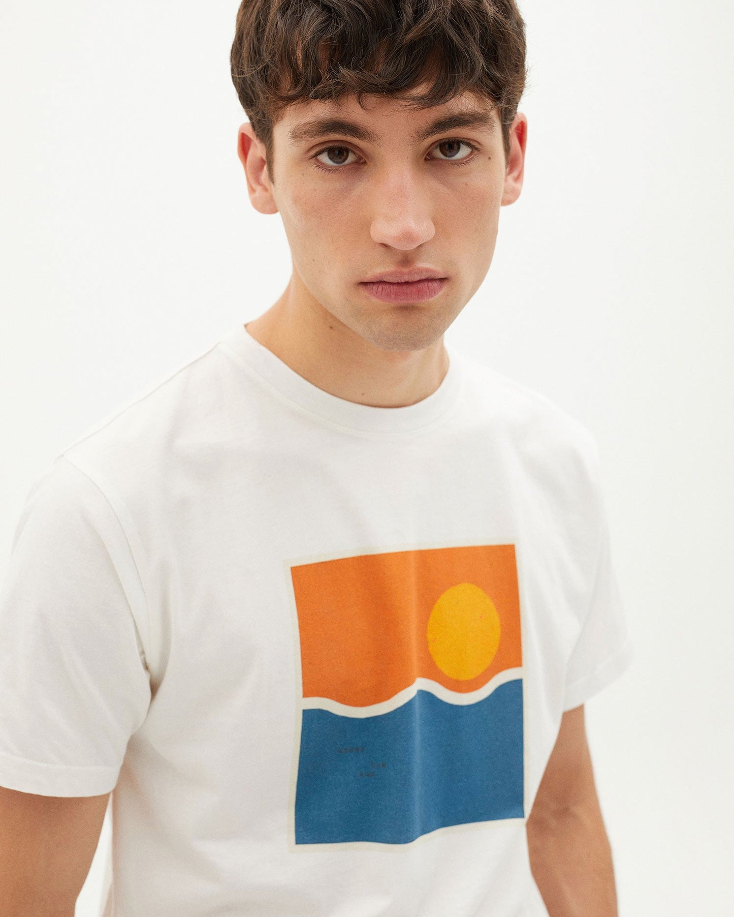 T-shirt imprimé en coton bio - UNDER THE SUN T-SHIRT snow white
