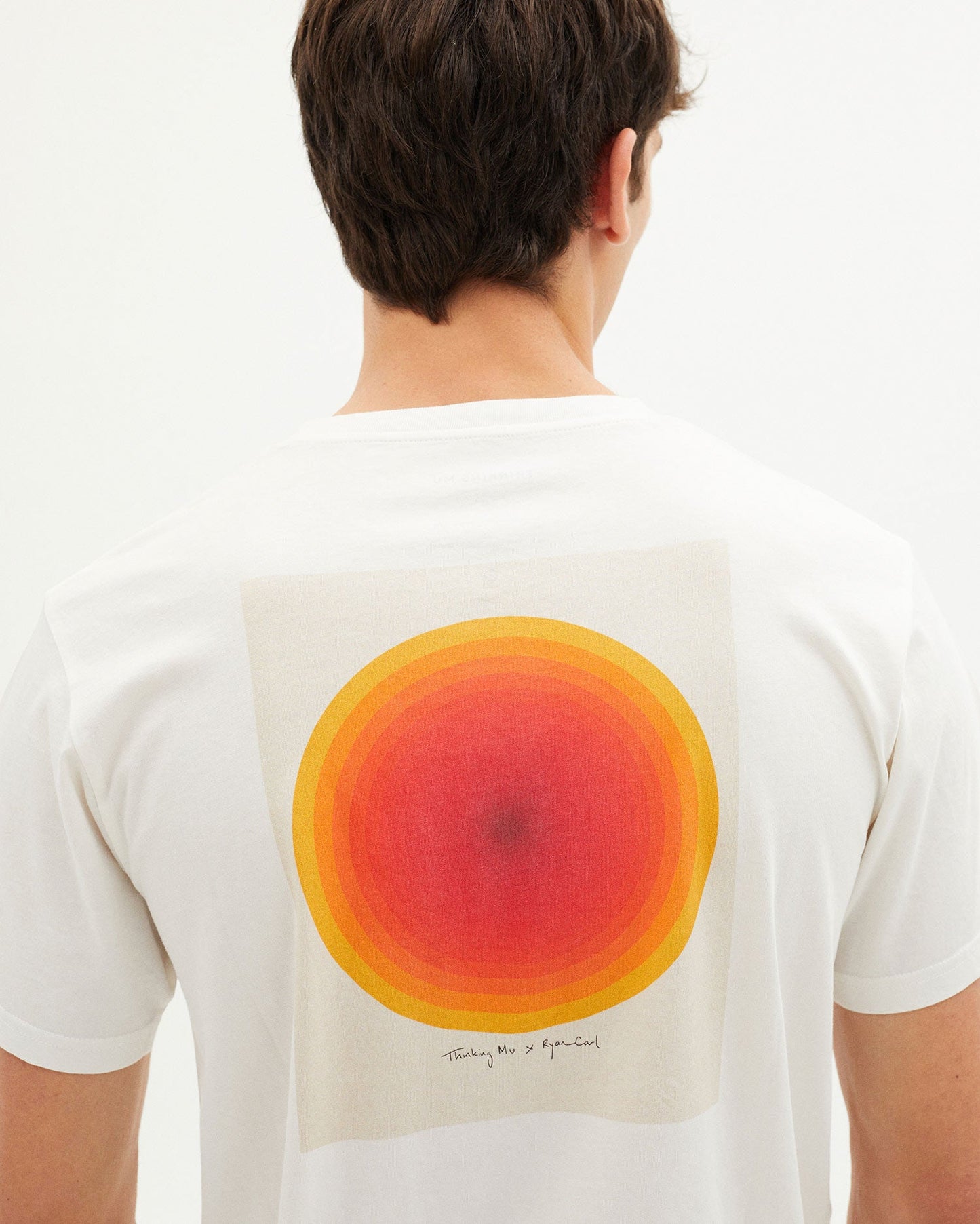 T-shirt imprimé en coton bio - SUN SHINES T-SHIRT snow white