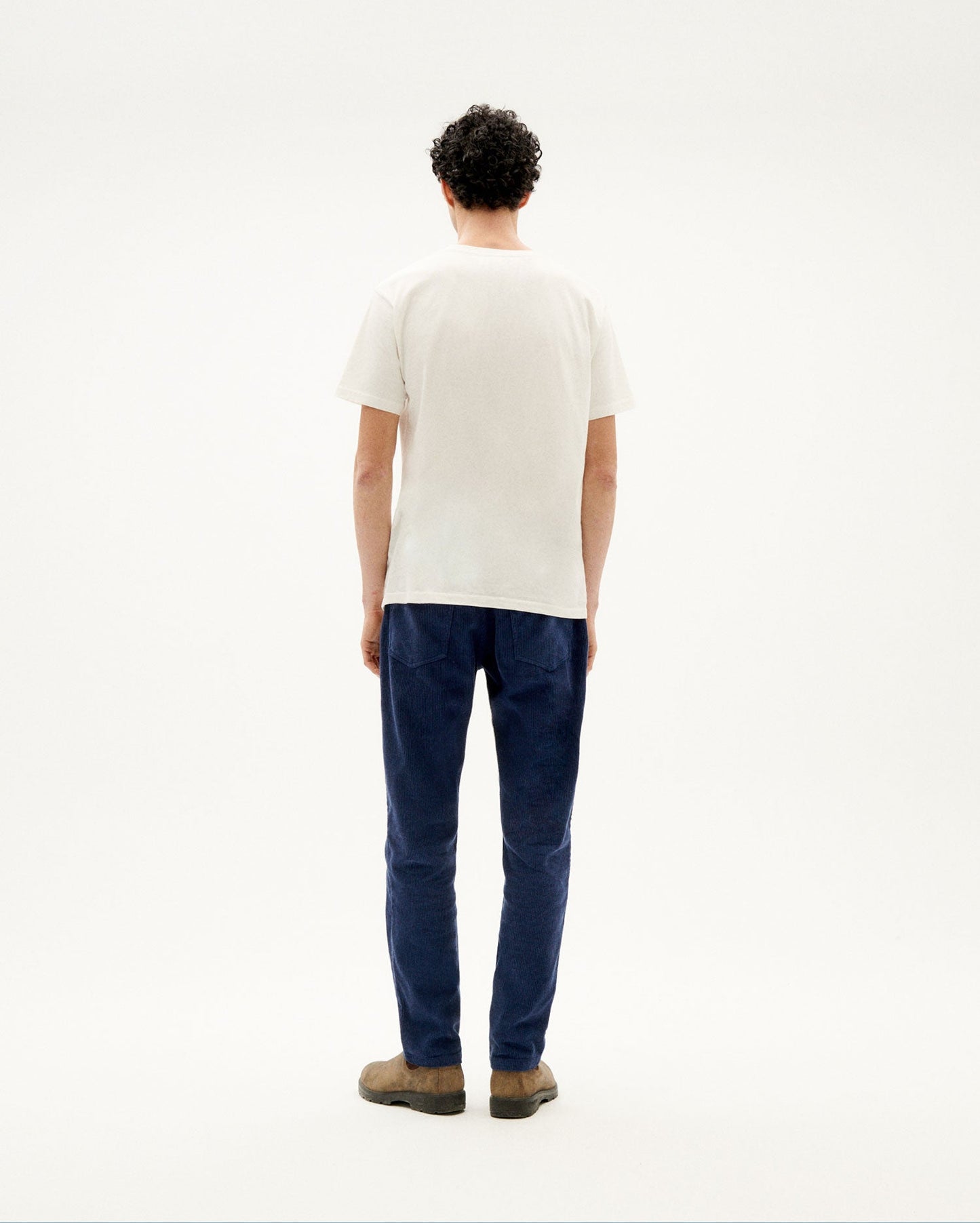 T-shirt blanc imprimé en coton bio - color chart t-shirt - snow white