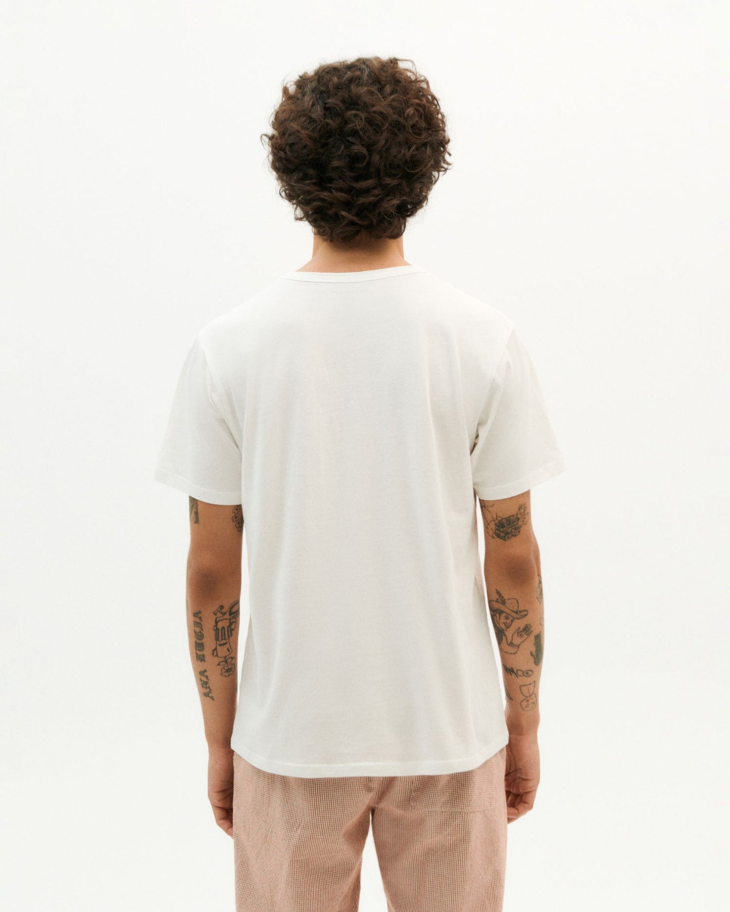 T-shirt imprimé en coton bio | blanc "happy sun t-shirt snow white"