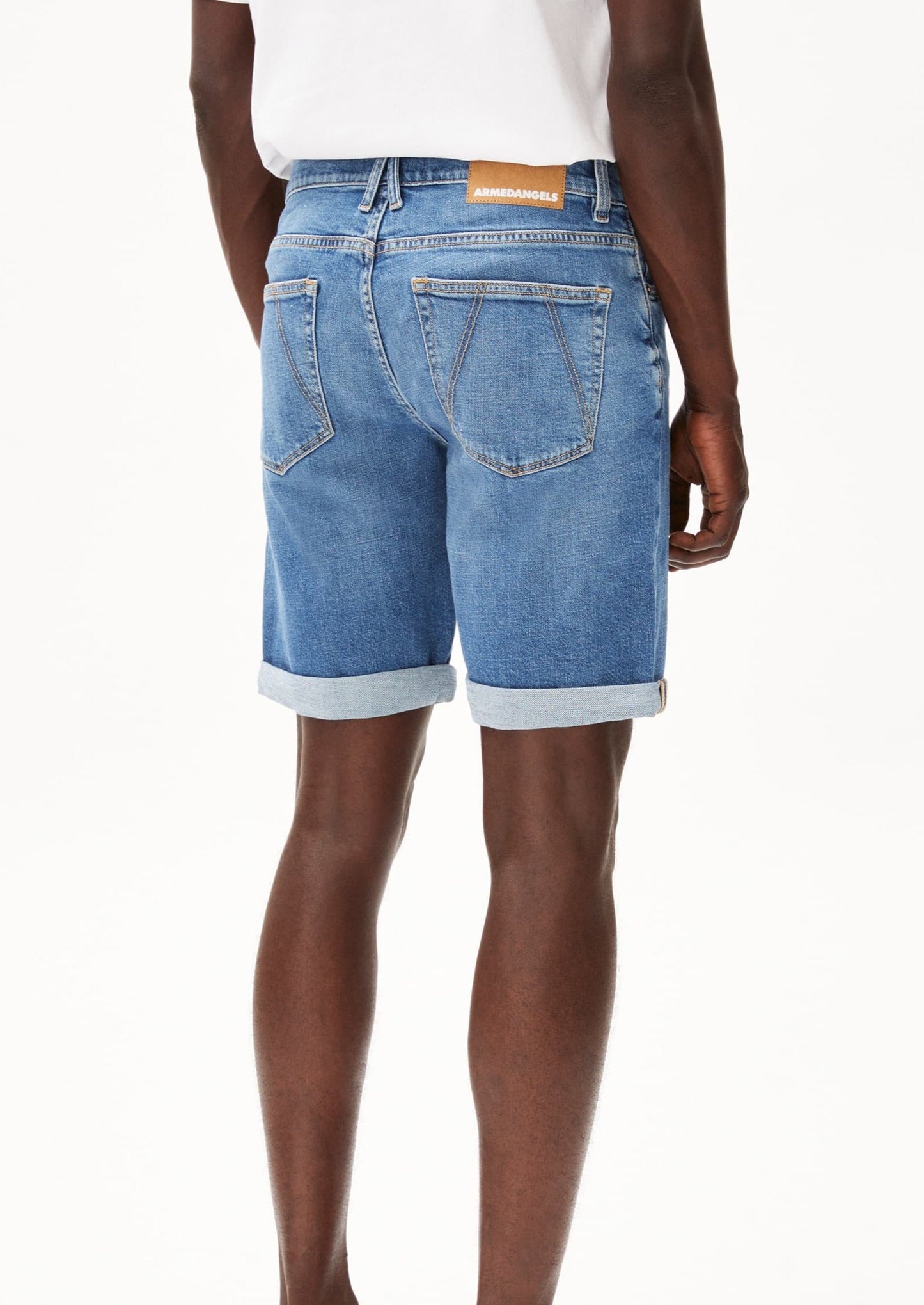 Short en jean en coton bio et chanvre | bleu "naailo hemp indigo groove"