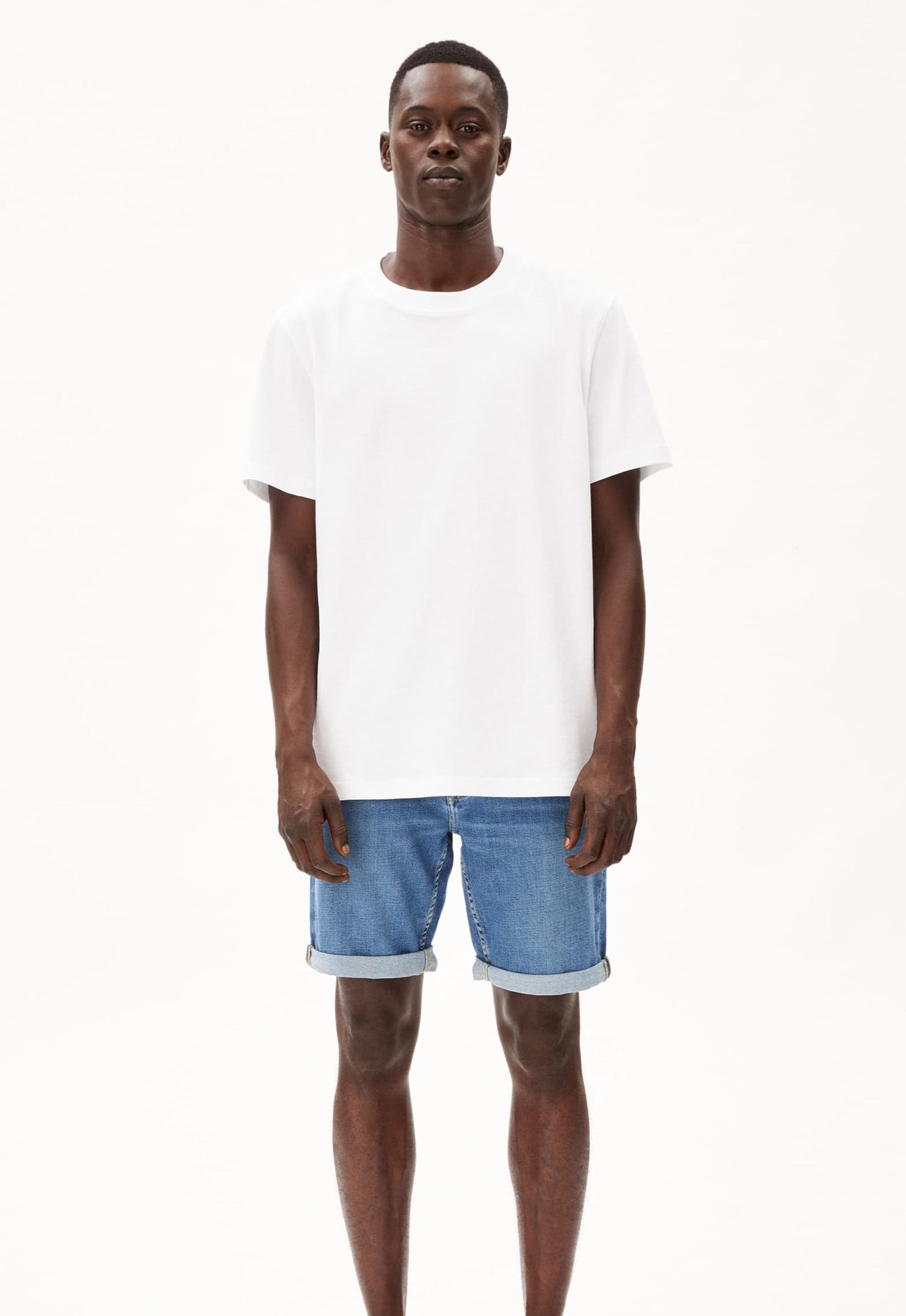Short en jean en coton bio et chanvre | bleu "naailo hemp indigo groove"