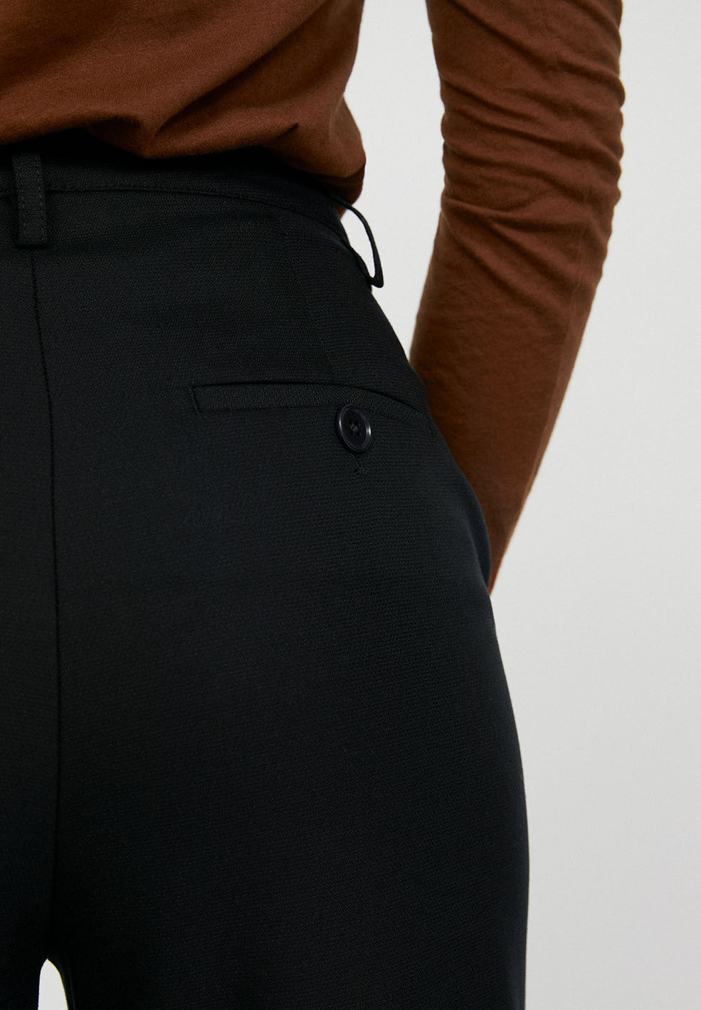 Pantalon noir en tencel - NAGISAA black