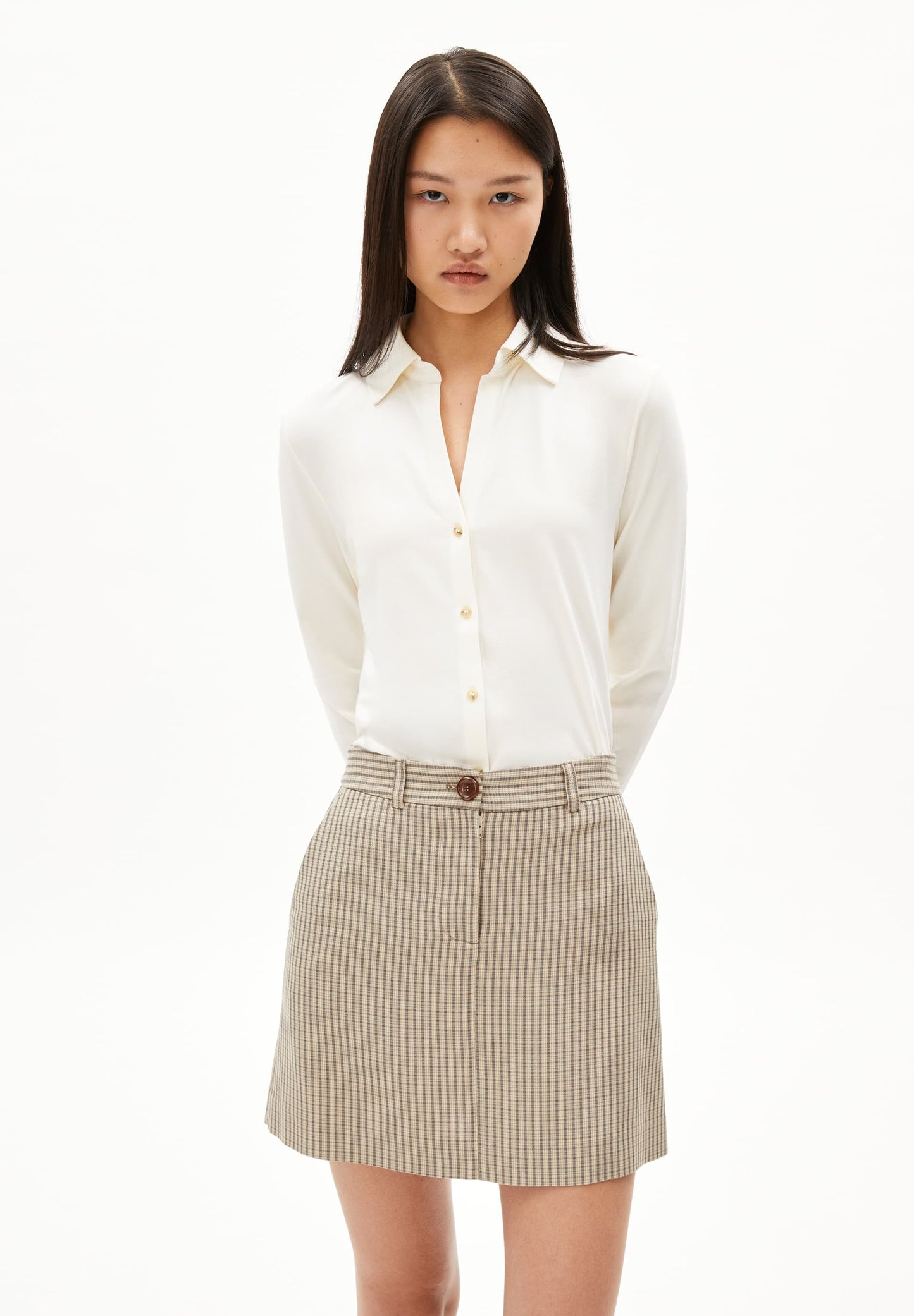 Chemise | beige "nalaannia - oatmilk"
