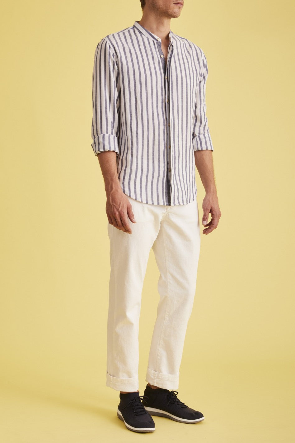 Chemise rayée en coton bio - Clement
