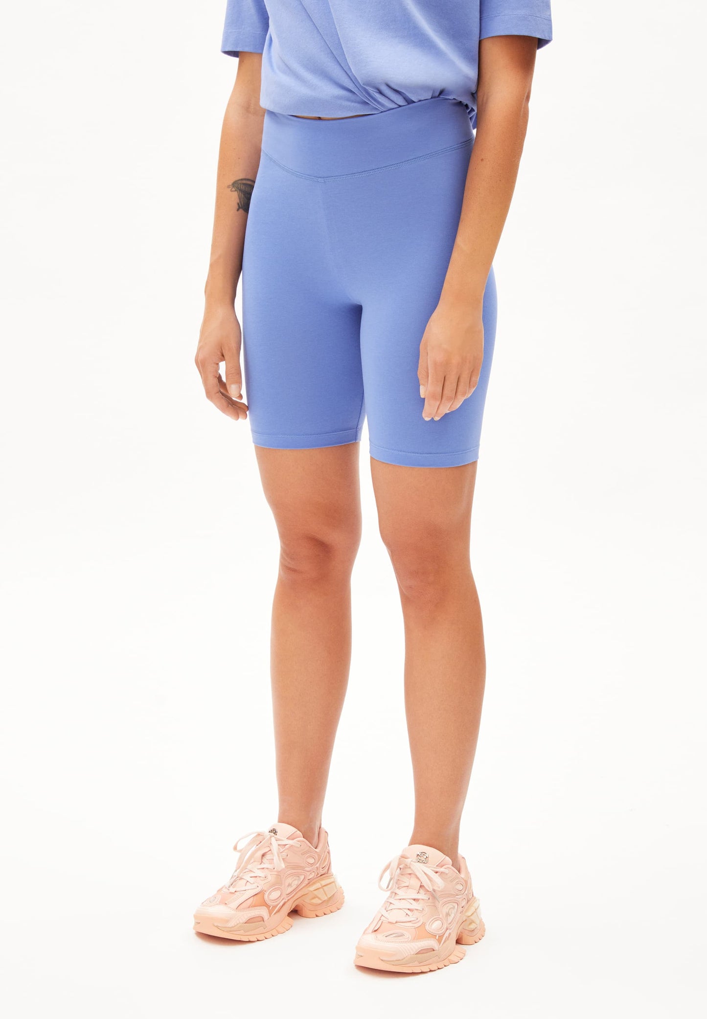 Biker en coton bio | bleu "nedaa litaa - blue bloom"