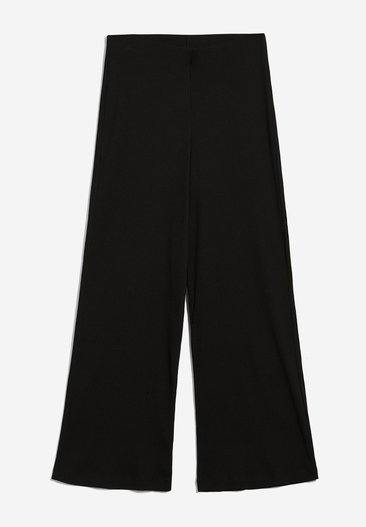 Pantalon côtelé noir en coton bio - niaan black