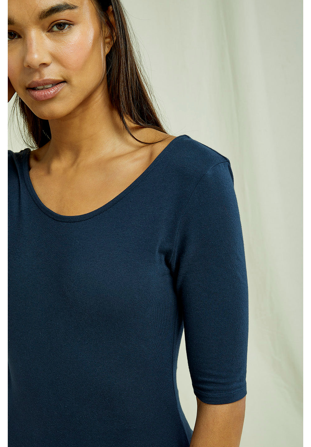 Body marine en coton bio - Nicole